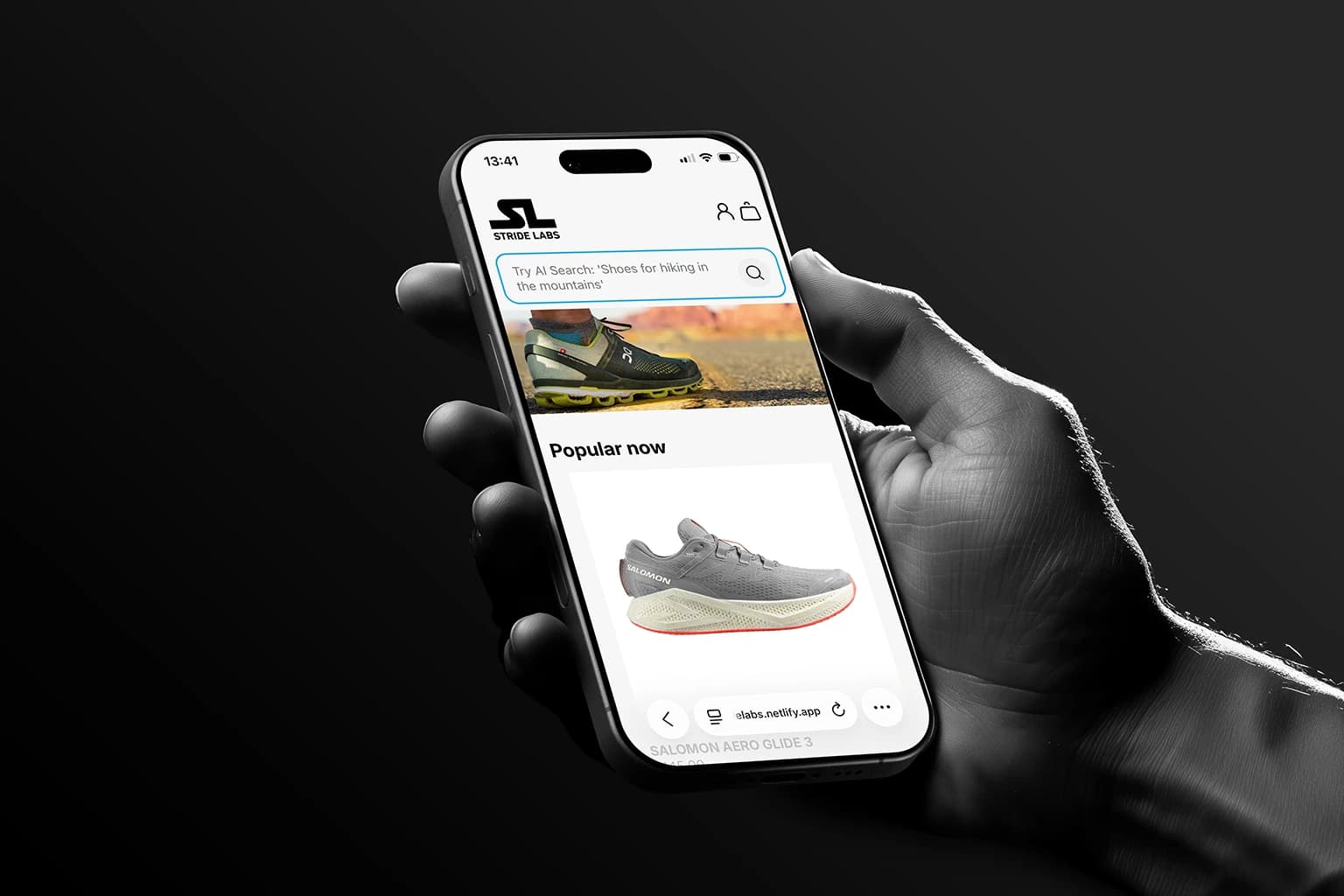 Stride Labs project screenshot 1 - Stride Labs mobile mockup